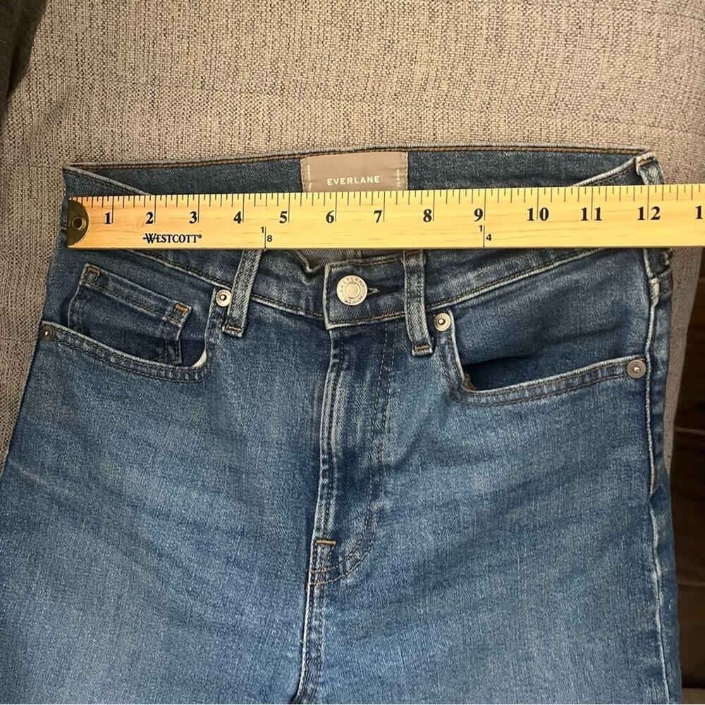 Everlane High Rise women's blue Jeans size 26 Ankle - Picture 5 of 6